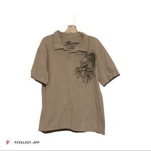 Stranded Men’s Jersey Polo Print Size L